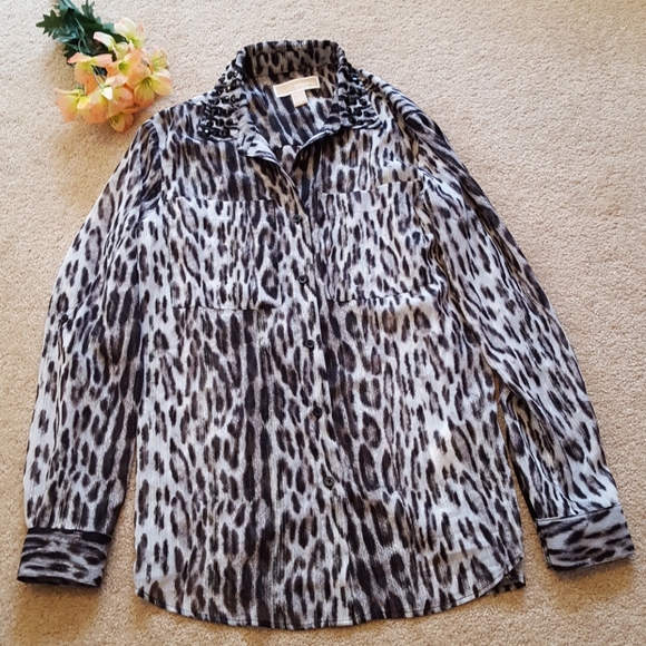 MICHAEL Michael Kors Tops - Women's Michael Kors sheer blouse size Small